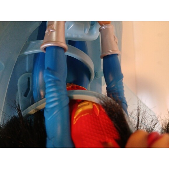 DC 12" Wonder Woman & 16"-20" Invisible Jet Plane Airplane Super Hero Girls 2016 - Picture 9 of 16